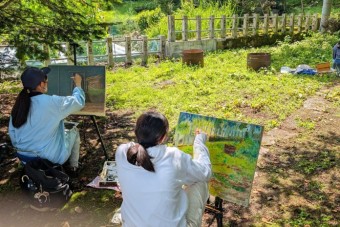 美術部　夏季合宿-2