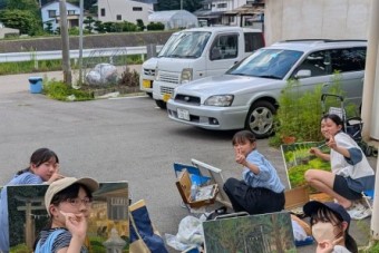 美術部　夏季合宿-4