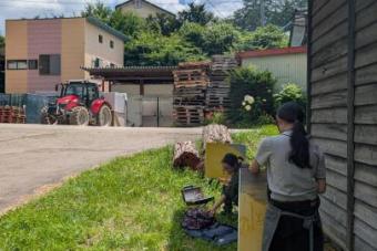 美術部　夏季合宿-6