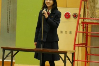 中1黄色　英語スピーチ発表会