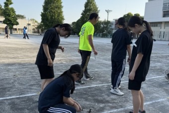 体育祭委員のライン引き・ポイント打ち