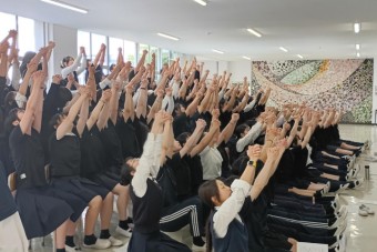 高校2年白　体育祭目前