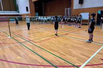 バドミントン部　合宿最終日