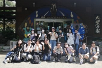 自然科学部生物班　合宿1日目