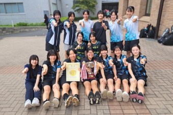 高校バドミントン部　第３支部大会優勝