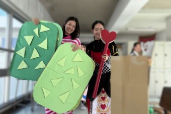 高校3年青　文化祭準備