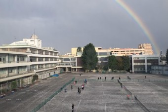 後期開講！そして虹！🌈