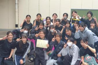 中学バレーボール部　第９ブロック新人大会ベスト８入賞！