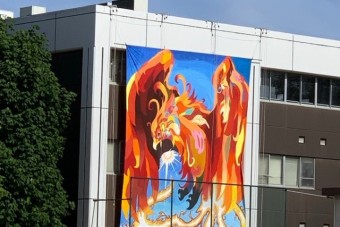 赤垂れ幕